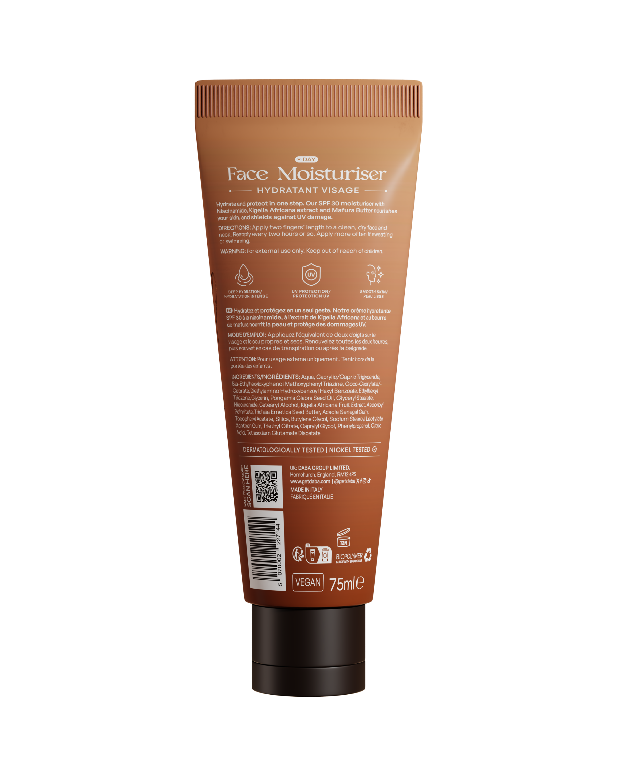 Hydratant Visage SPF 30 Quotidien